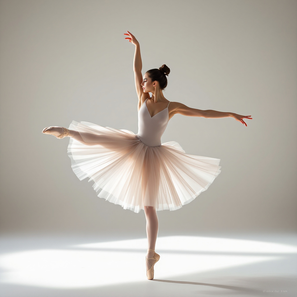 Ballet dancer in white tutu